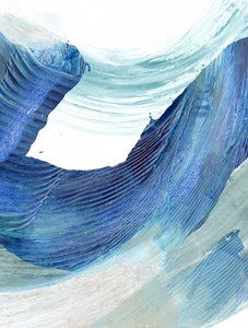 Flowing Blue Waves by Edward Selkirk