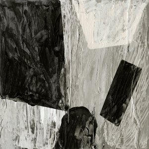 Textured Abstract Monochromatic by Edward Selkirk