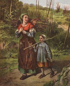 Faggot Gatherers, Brittany by Edward Sherard Kennedy