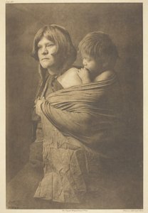 A Hopi Mother, 1921 by Edward Sheriff Curtis