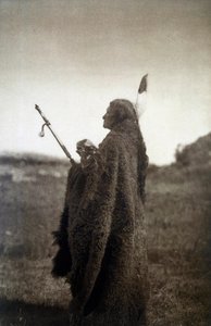American Indians: Portrait of a Warrior in Ceremony Dress