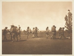 Arikara Medicine Ceremony - Dance of the Fraternity, 1908