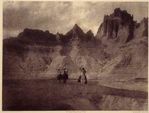 In the Badlands by Edward Sheriff Curtis