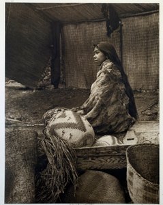 American Indians: A Young Indian Girl, Daughter of Chief of the Skokomish Tribe