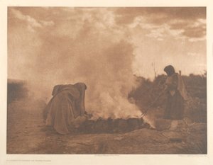 Pottery Burners at Santa Clara by Edward Sheriff Curtis
