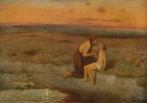 Hagar and Ishmael by William Edward Stott