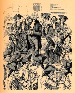 George Washington Trying to Tell a Lie by Edward Tennyson Reed