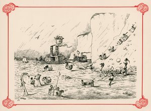 The Fleet at Exercise by Edward Tennyson Reed