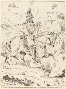 Knight in Armor on Horseback