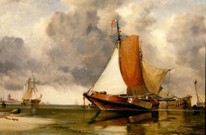 Dutch Barge by Edward William Cooke