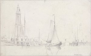 Enkhuysen by Edward William Cooke