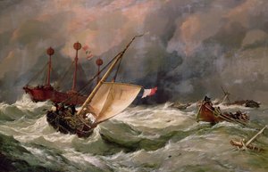 Morning after a Heavy Gale by Edward William Cooke