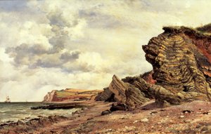 Triassic Cliffs, Blue Anchor, North Somerset