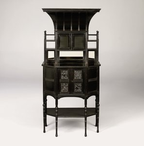 An Ebonised Cabinet