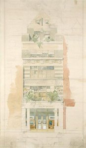 Design for the Facade of McLean Fine Art Galleries, Haymarket, London