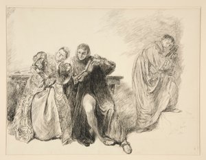 Bianca and Lucentio, from Act III, Scene I, Taming of the Shrew