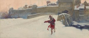 Composition study by Edwin Austin Abbey