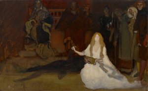 Compositional Study, for The Play Scene in Hamlet, Act III, Scene II