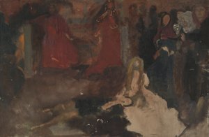 Compositional Study, for The Play Scene in Hamlet, Act III, Scene II