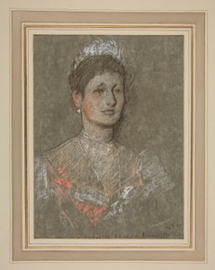 Coronation of Edward VII, Portrait: Princess Louise of Battenberg by Edwin Austin Abbey