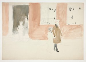 Couple Taking a Stroll - (Unidentified Illustration)