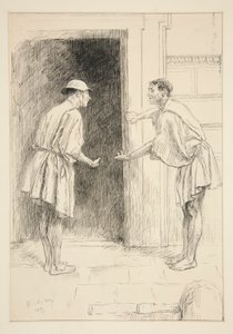 Dromio of Ephesus by Edwin Austin Abbey