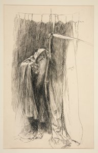 Enter Time, as Chorus - Act IV, Scene I, The Winter by Edwin Austin Abbey