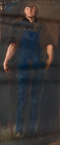 Figure Study, for The Apotheosis of Pennsylvania, House of Representatives Chamber, Pennsylvania State Capitol, Harrisburg by Edwin Austin Abbey