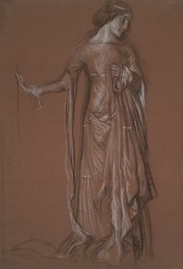 Figure study by Edwin Austin Abbey