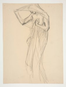 Figure study by Edwin Austin Abbey