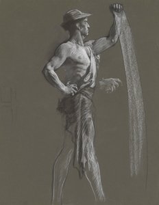 Figure Study by Edwin Austin Abbey