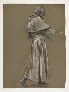 Figure Study for King Arthur by Edwin Austin Abbey
