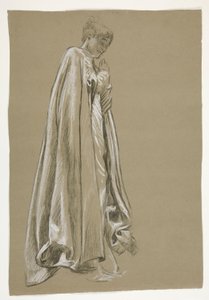 Figure Study for the Infancy of Galahad, from The Quest of the Holy Grail