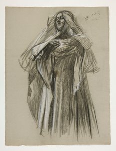 Figure study for the Infant Galahad, from The Quest of the Holy Grail