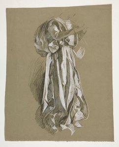 Figure study for the Infant Galahad, from The Quest of the Holy Grail
