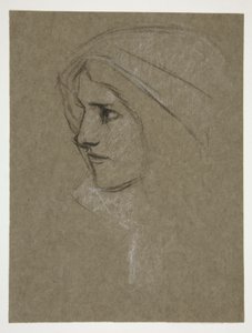 Head of Cordelia, from King Lear by Edwin Austin Abbey