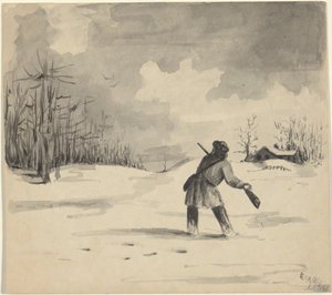 Hunter in Snow