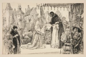 Isabella and the Duke - Act V, Scene I, Measure for Measure