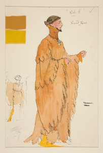 Lord Ross, costume sketch for Henry Irving
