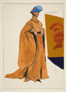 Northumberland, costume sketch for Henry Irving