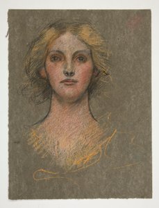 Portrait of a Young Woman by Edwin Austin Abbey
