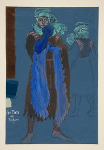 Six Piers of Exton, Costume Sketch for Henry Irving by Edwin Austin Abbey