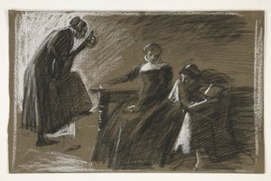 Sketch for an Unidentified Shakespeare Play by Edwin Austin Abbey