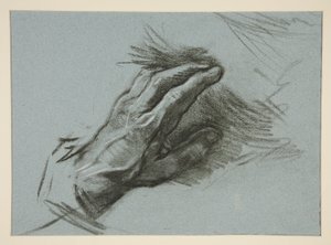 Sketch of a Hand by Edwin Austin Abbey