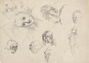 Studies of Heads by Edwin Austin Abbey