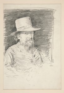 Study for General Meade: Sketch for Mural for the State Capitol Building in Harrisburg, Pennsylvania, 1902-1911 (Completed by John Singer Sargent) by Edwin Austin Abbey