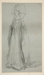 Study for Lady Anne, for King Richard III by Edwin Austin Abbey