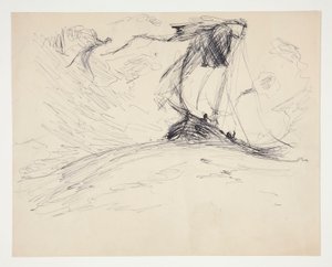 Study for The Quest of the Holy Grail (series of fifteen paintings for the Boston Public Library, completed in 1901)