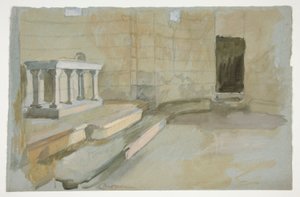 Study for The Quest of the Holy Grail (series of fifteen paintings for the Boston Public Library, completed in 1901)