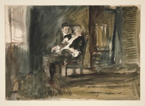 Study for The Scarlet Letter by Edwin Austin Abbey